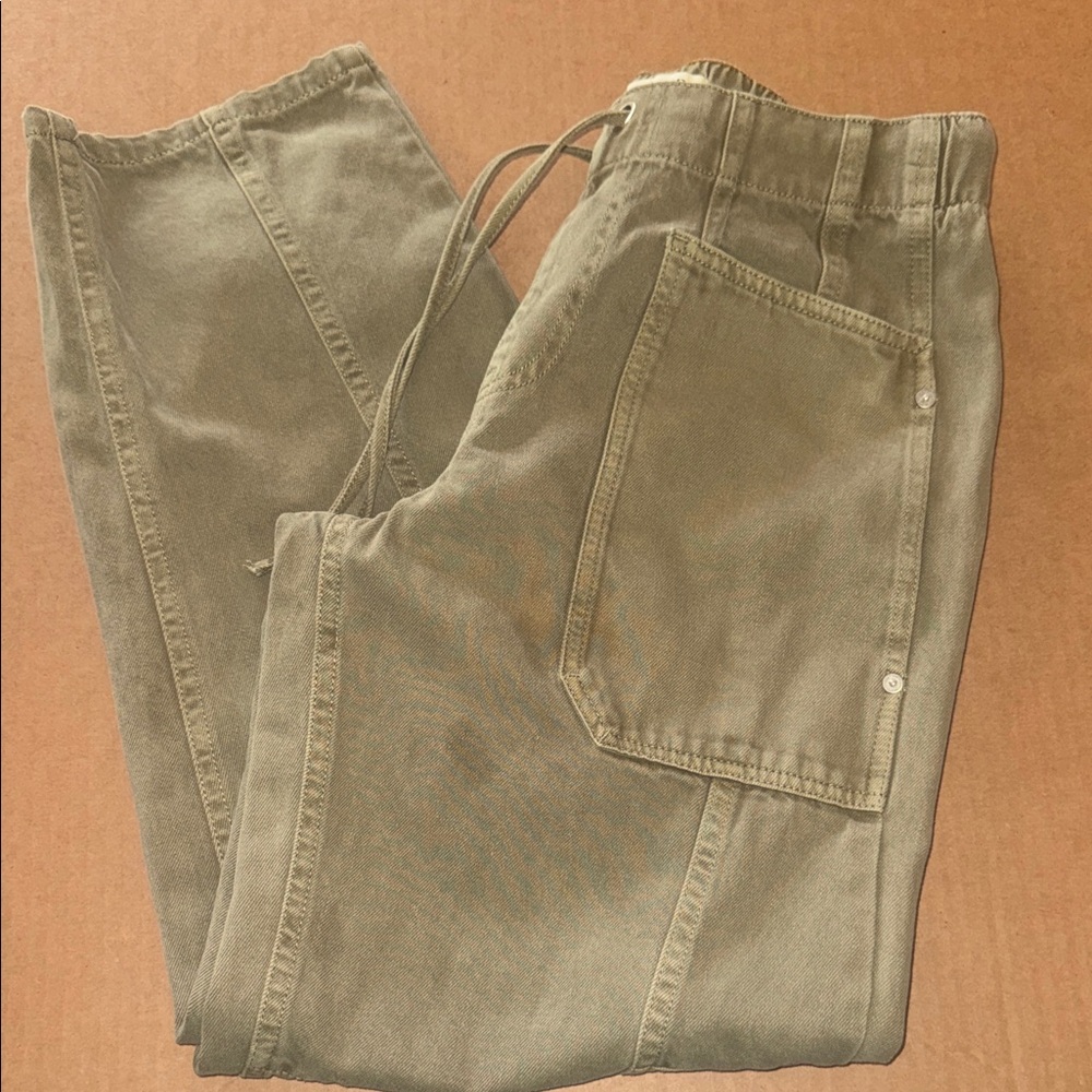 Scotch & Soda Amsterdam cargo stretch waist with drawstring pants size 0/25